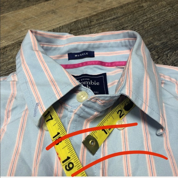 Abercrombie & Fitch button up men’s top - Picture 3 of 8